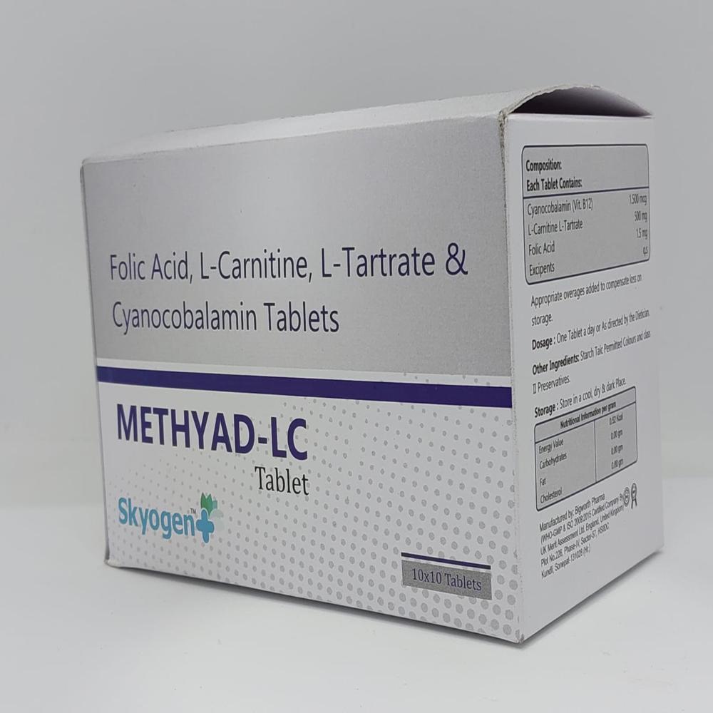 FOLIC ACID, L-CARNITINE , L-TARTRATE , CYANOCOBALAMIN TABLET