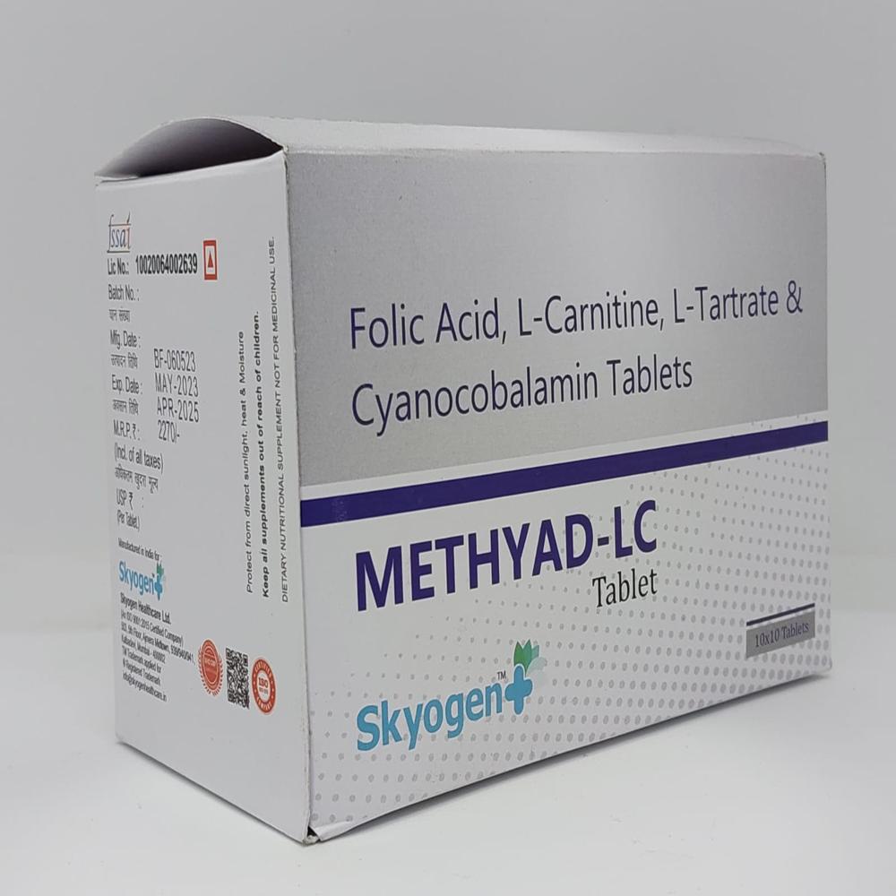 FOLIC ACID, L-CARNITINE , L-TARTRATE , CYANOCOBALAMIN TABLET