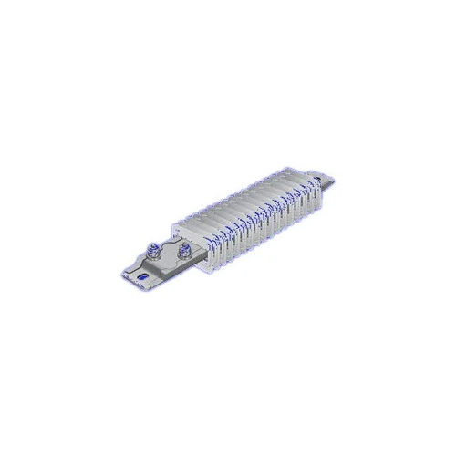 Strip Finned Heater - Color: Silver