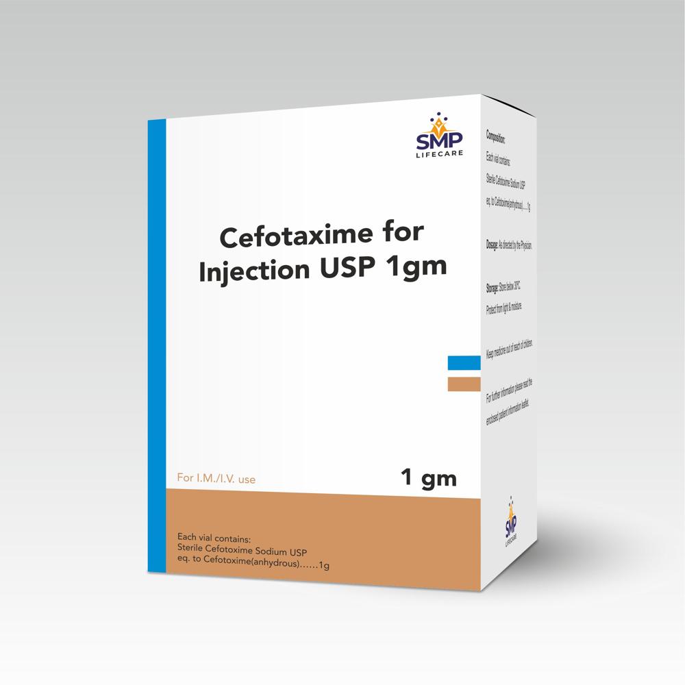 Cefotaxime For Injection Usp 1gm - Packaging Type: Box