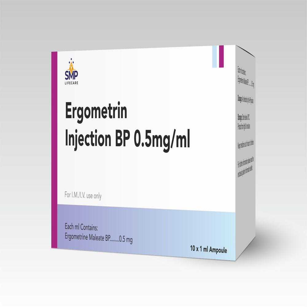 Ergometrin Injection Bp 0.5mgml - Packaging Type: Box