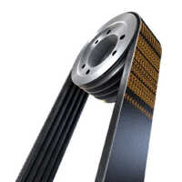 Continental Banded Cogged Belts - Belt Color: Black