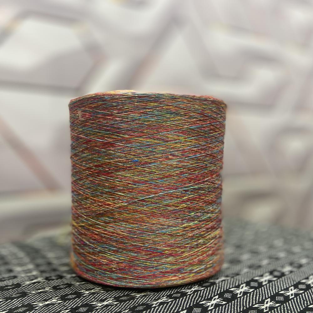 Space Zari - Synthetic & Metallic Blend Yarn, Ideal For Luxurious Textiles With Shimmering Gold & Silver Effect