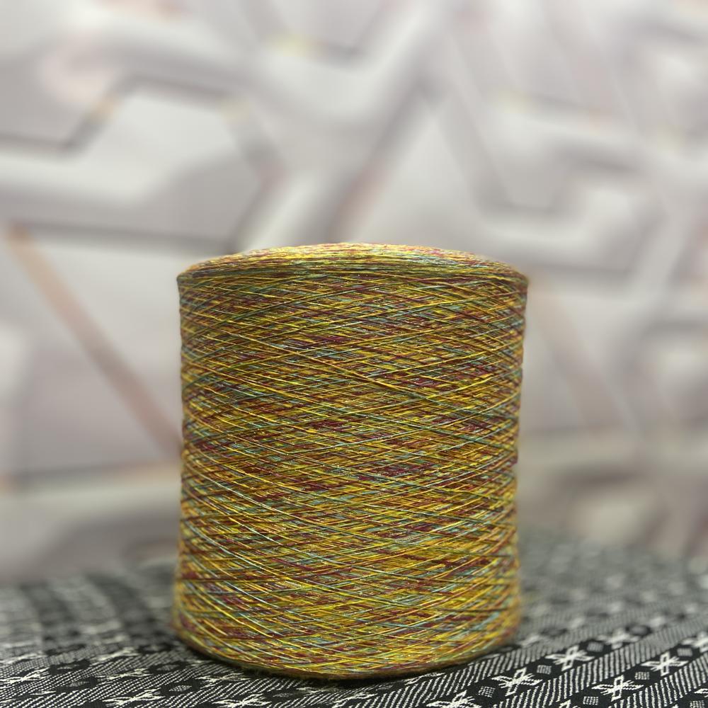 Space Zari - Synthetic & Metallic Blend Yarn, Ideal For Luxurious Textiles With Shimmering Gold & Silver Effect