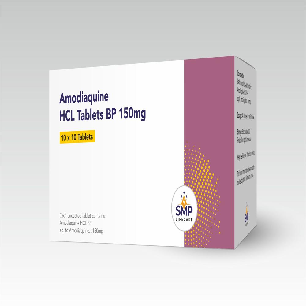 Amodiquine HCL Tablets BP 150mg