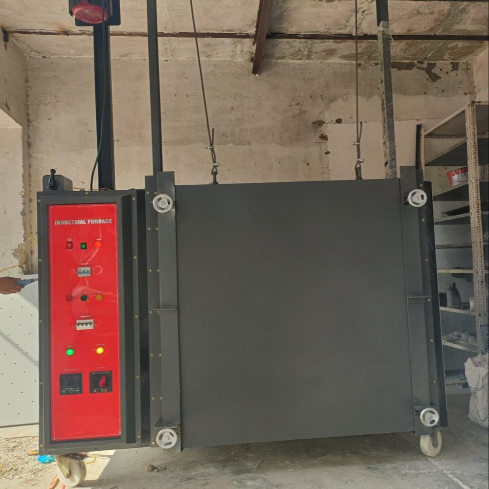 Automatic Gate Lifting Heated Muffle Furnace 1200