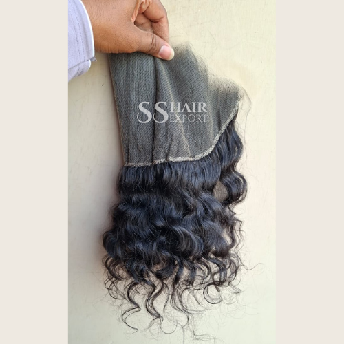 Curly Frontal Weave Hairstyles 13x4 Swiss Lace Sew In Human Hair Extensions