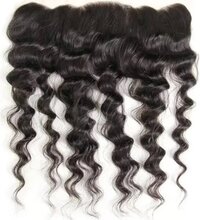 100% Natural Human Hair Lace Natural Frontal Piece, Indian Wavy Frontal