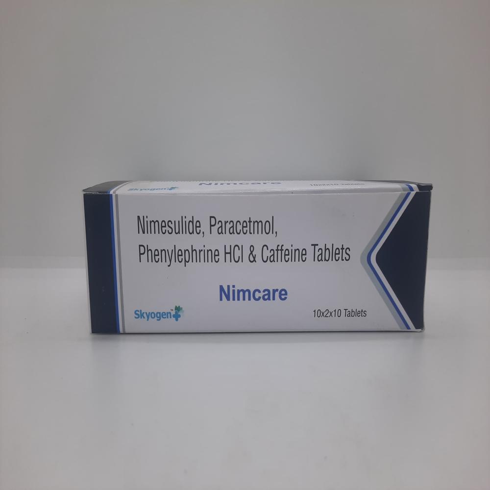 NIMESULIDE, PARACETAMOL, PHENYLEPHRINE HCL , CEFFEINE TABLET