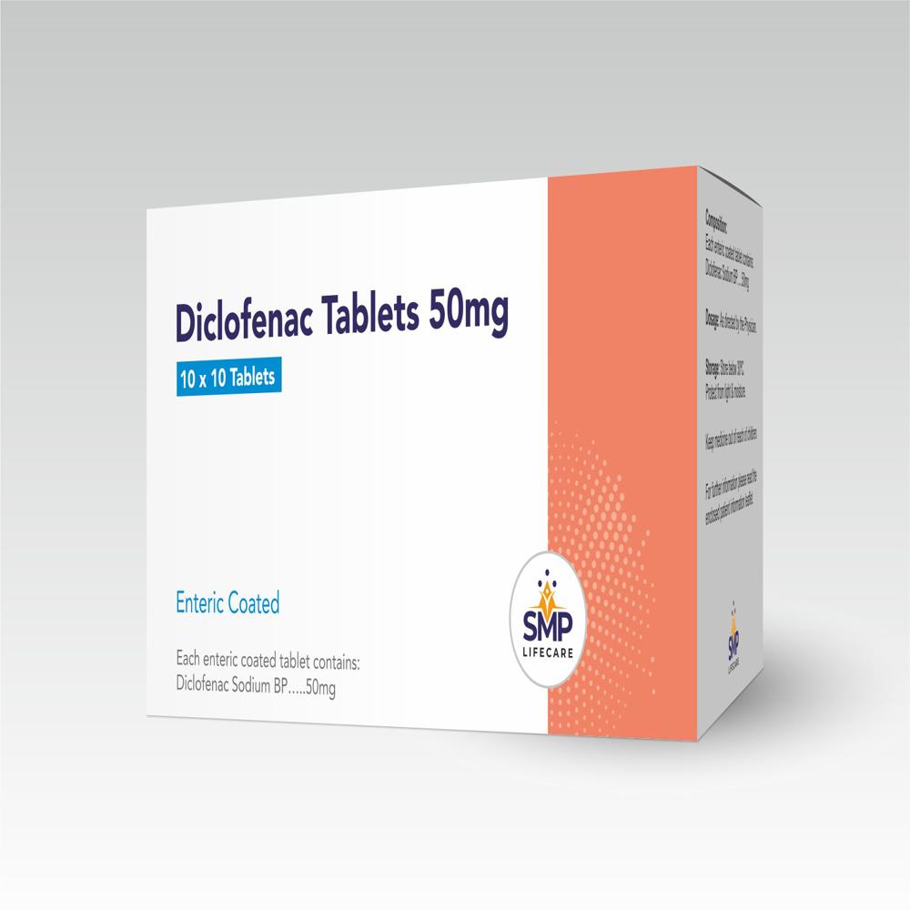 डिक्लोफेनेक टैबलेट्स 50mg