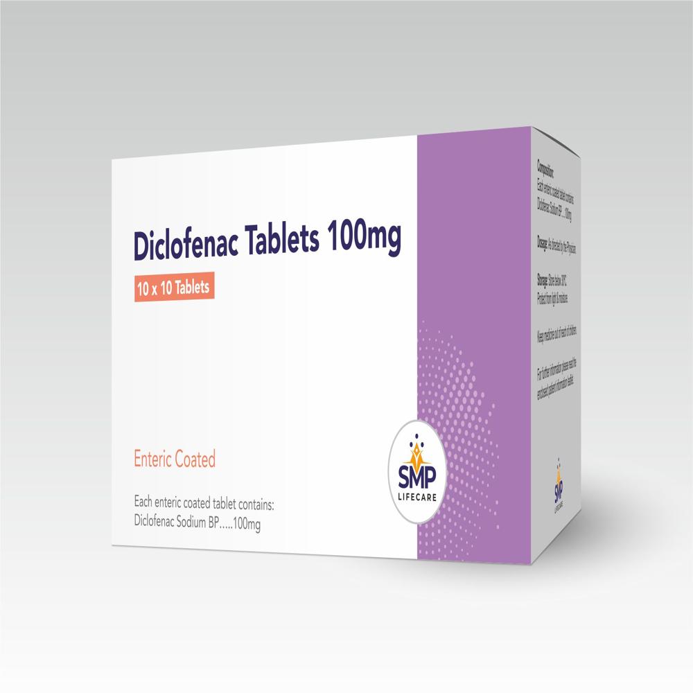 डिक्लोफेनाक टैबलेट्स 100mg