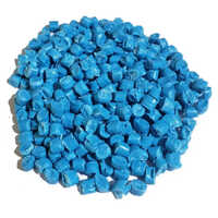 Repocessed Plastic Granule - Color: Blue