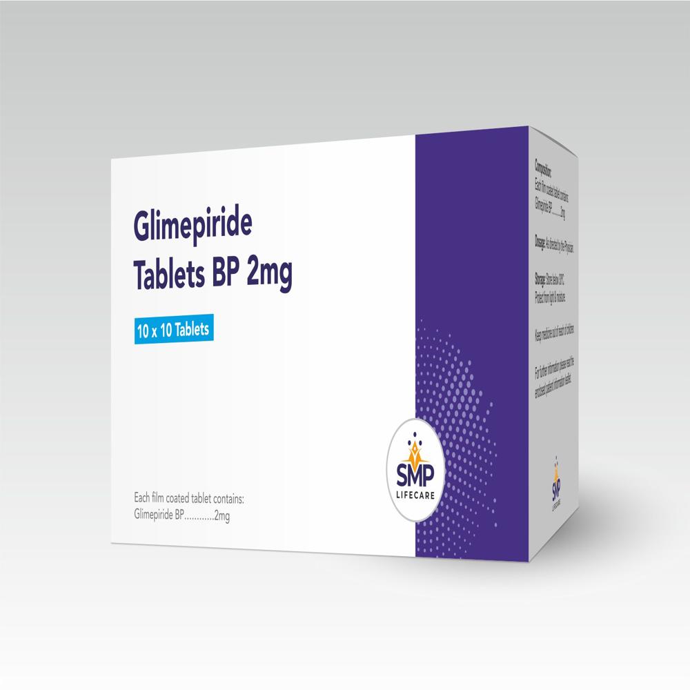ग्लाइमप्राइड टैबलेट्स BP 2mg
