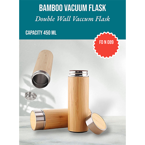 450 ml Bamboo Double Wall Vacuum Flask