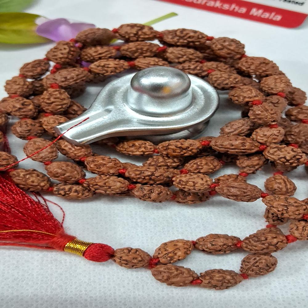 3 mukhi indonasian Rudraksha Mala
