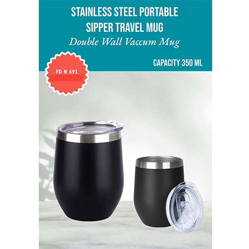 350 ml Stainless Steel Portable Double Wall Vacuum Mug