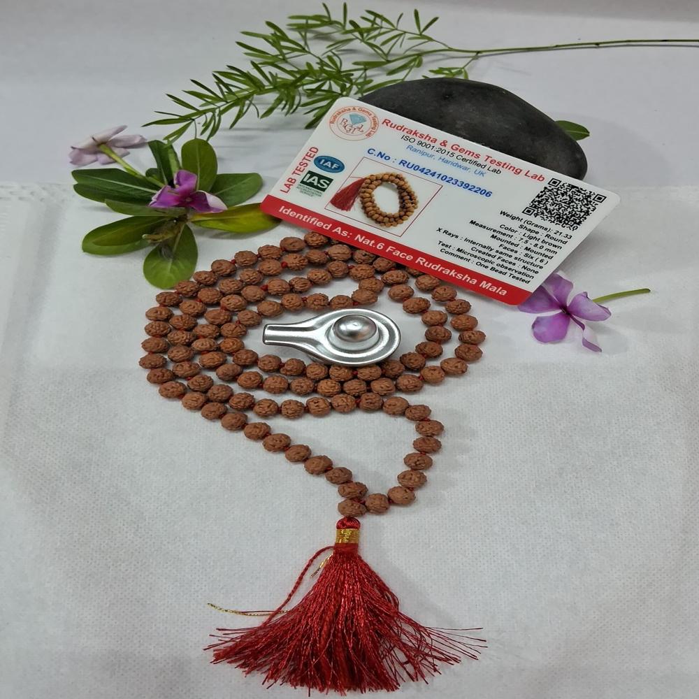 6 mukhi indonasian Rudraksha Mala