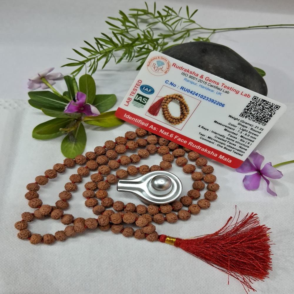 6 mukhi indonasian Rudraksha Mala