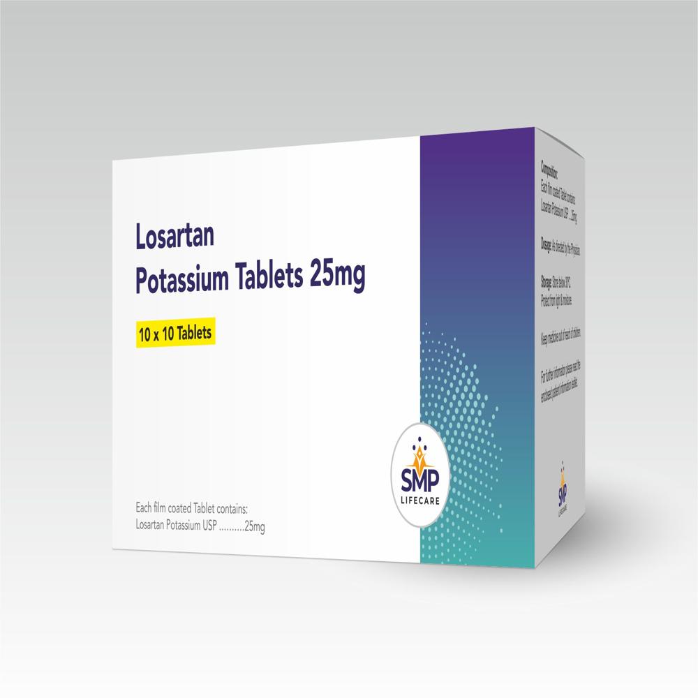 लोसार्टन पोटेशियम टैबलेट्स 25mg