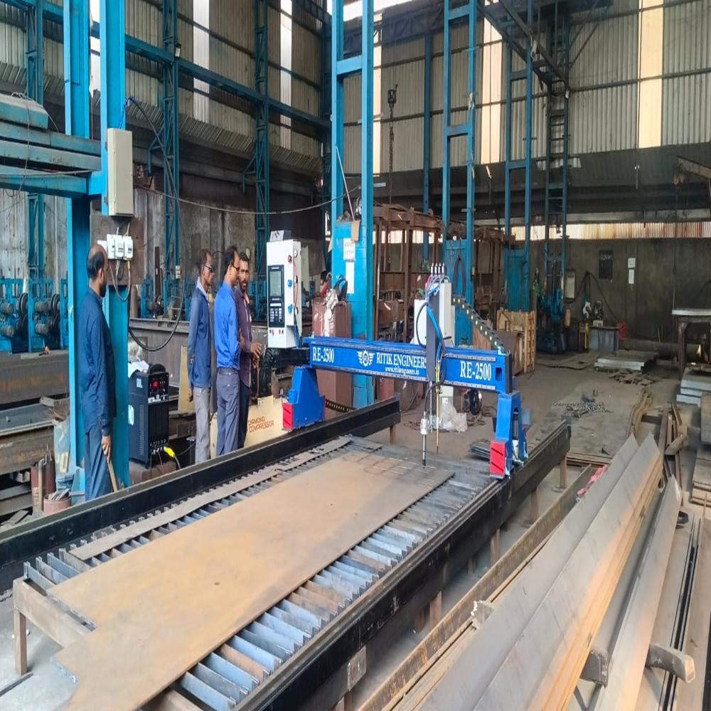 Blue Cnc Profile Cutting Machine
