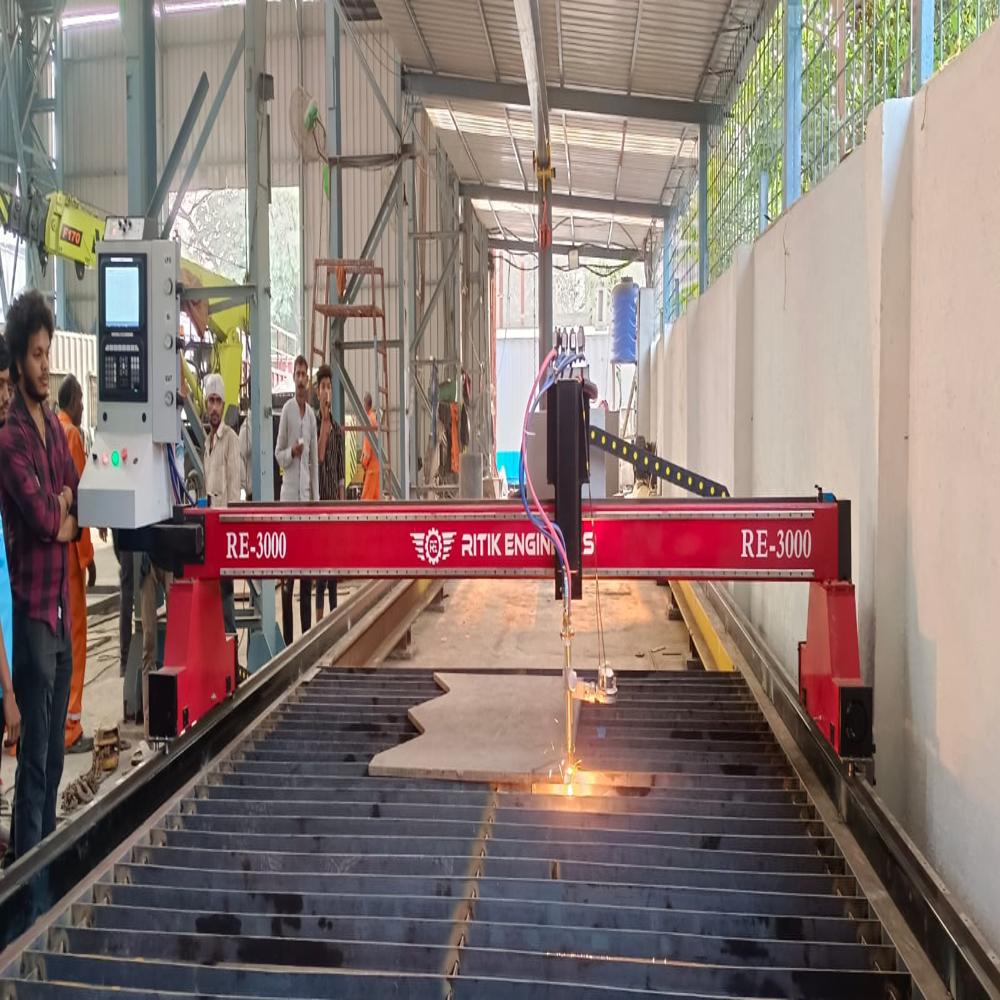 Blue Cnc Profile Cutting Machine