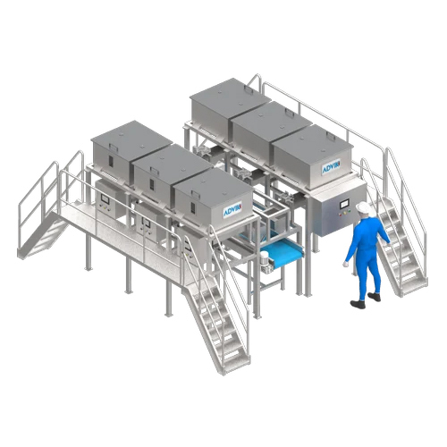 Automatic Batch Weighing System - Accuracy: +-0.5  %