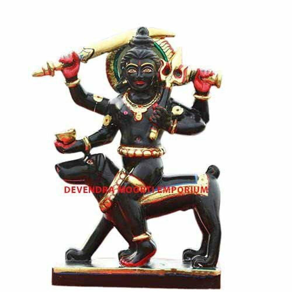 MARBLE KAAL BHAIRAV STATUE