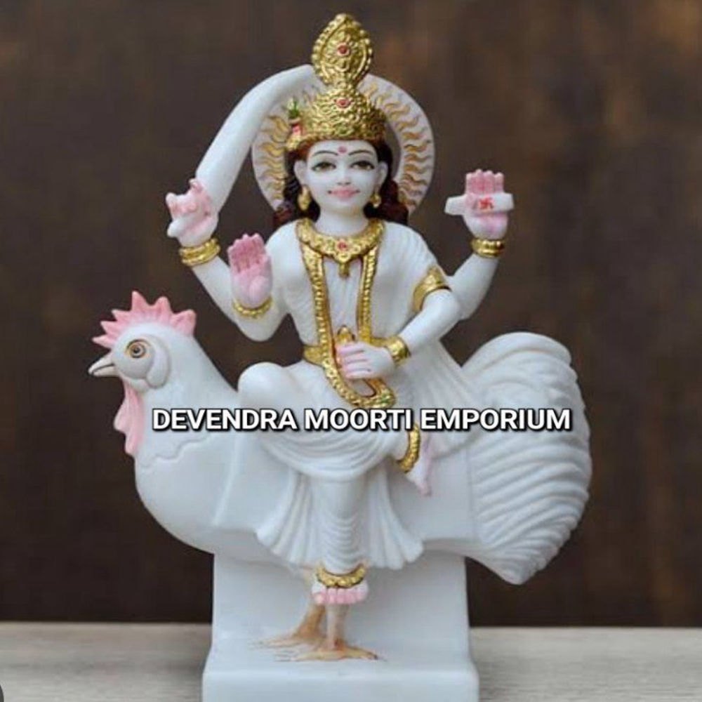 Marble Bahuchara Mata Statue