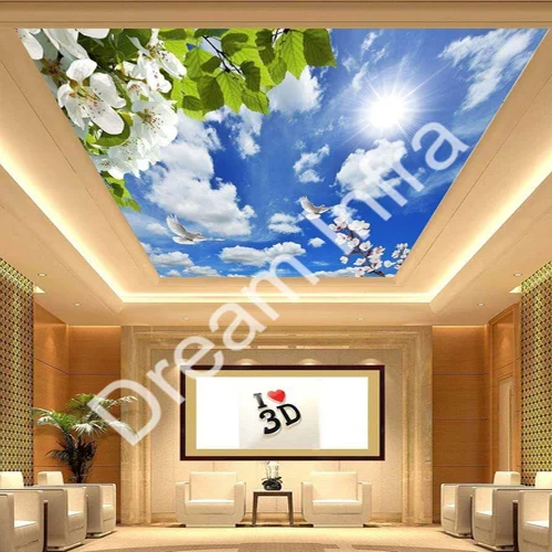 Restaurant Led Designer Ceiling - Color: Multicolor