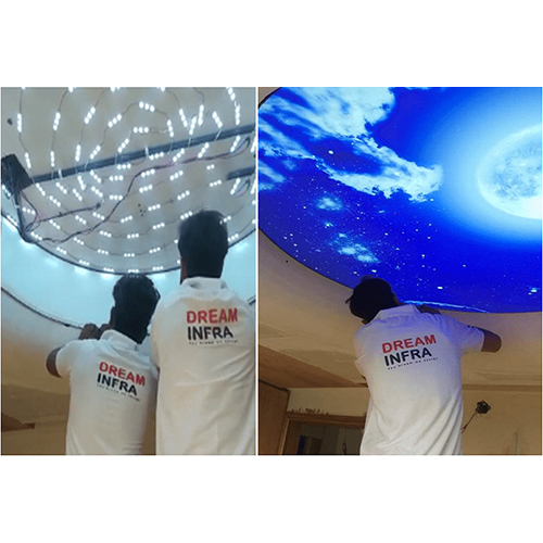 Customized Stretch Ceiling Service - Color: Multicolor