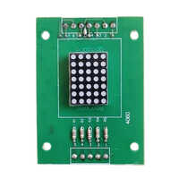 Cop Elevator Dot Matrix Display Card - Color: Green