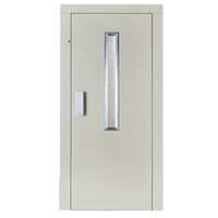 Semi Automatic Swing Door Lifts - Color: Silver