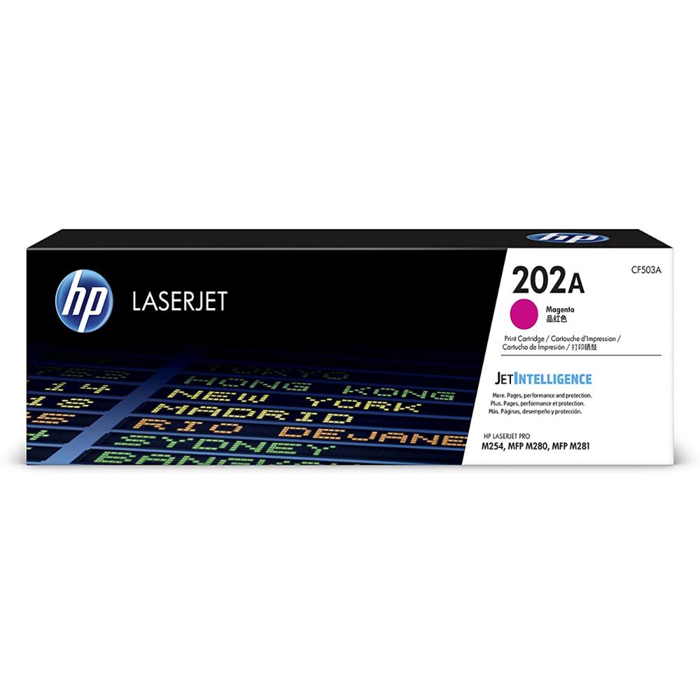 Hp 202a Magenta Toner Cartridge Cf503a - For Use In: Compatible With - M254dw