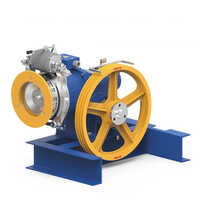 Geared Elevator Traction Machine