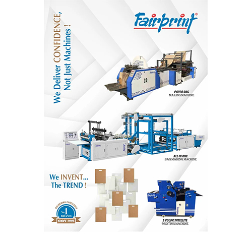 Fully Automatic Paper Bag Making Machine