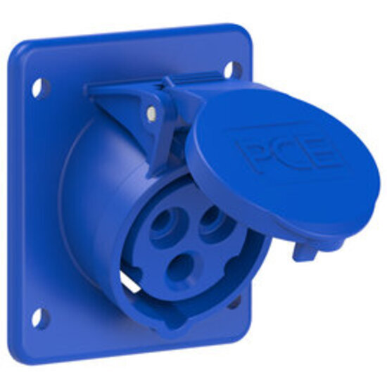 Hensel (PCE) Socket Angled / Straight 32A 3P IP44 ( Model No : 423-6)