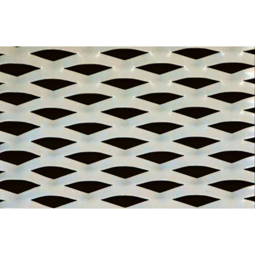 Opal F-9 Metal Facade Mesh - Color: Silver