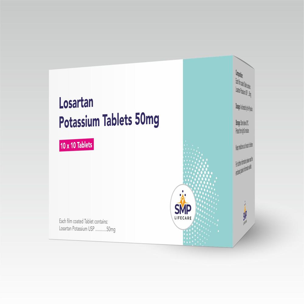 Losartan Potassium Tablets 50mg - Drug Type: Specific Drug