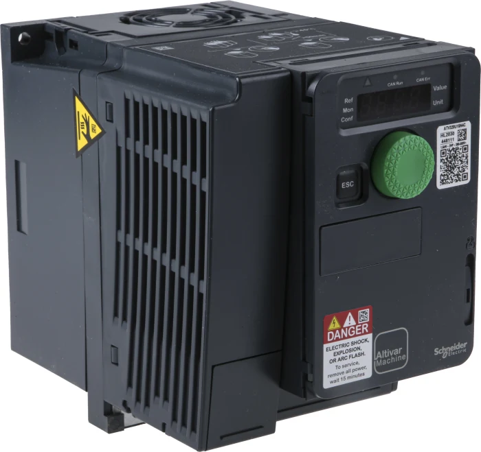 Atv320u15n4c Variable Speed Drive - Color: Black