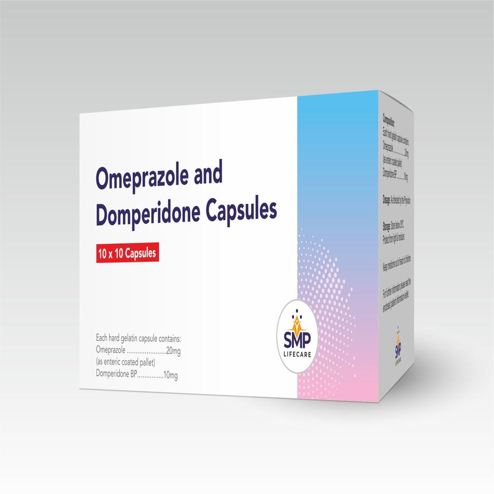 Omeprazole and Domperidone Capsules 20mg+10mg