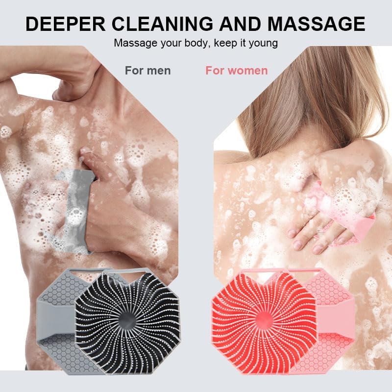Hot Bathroom Anti Bacteria Handheld Round Body Scrubber