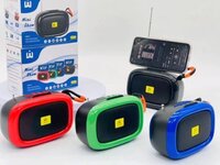 Wuf - W20 Portable Wireless Speaker With Fm - Color: Multi