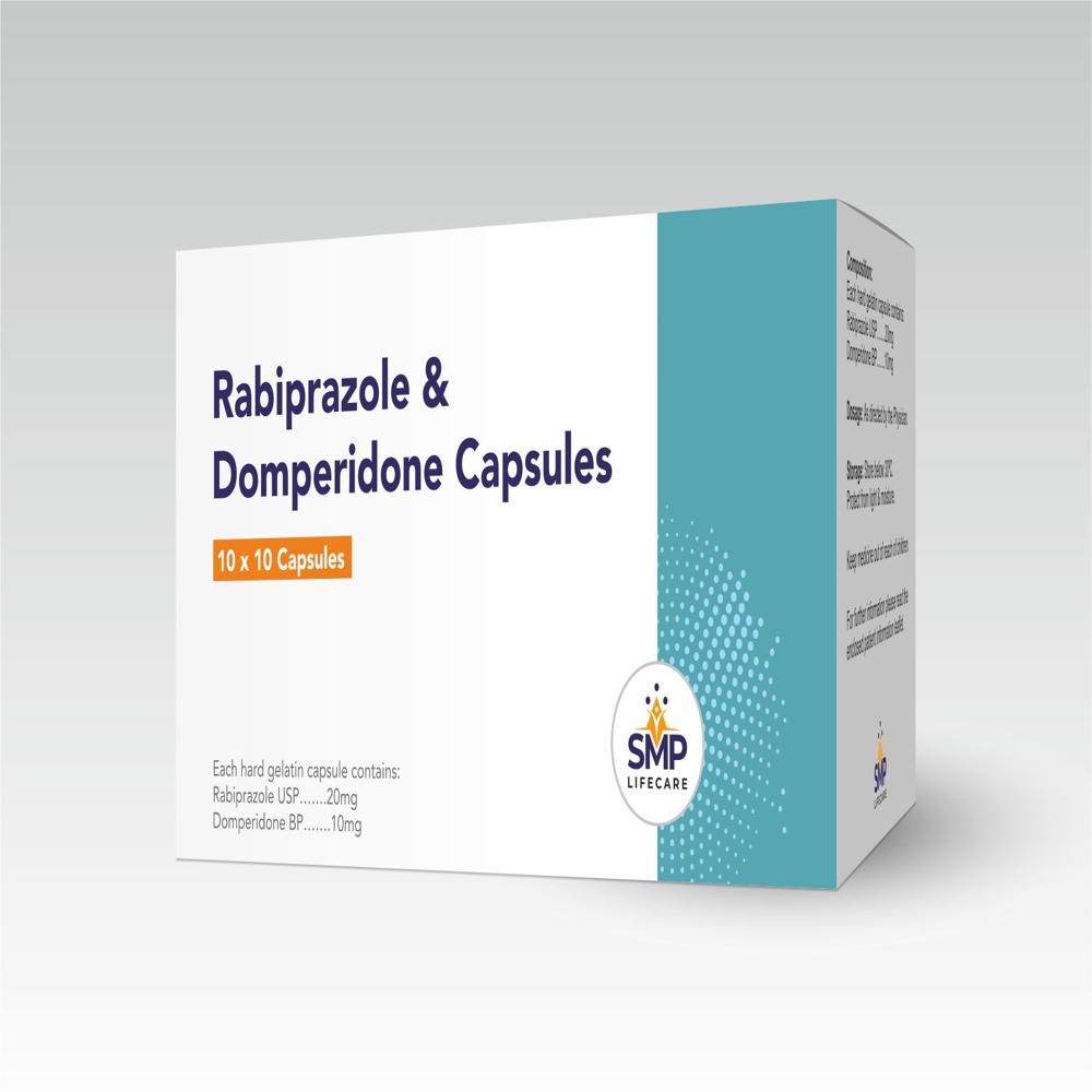 Rabiprzole and Domperidone Capsules 20mg + 10mg