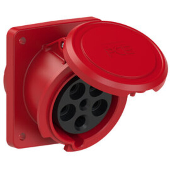 Hensel ( PCE) Socket Angled / Straight 63A 5P IP44 ( Model No : 4351-6fc)
