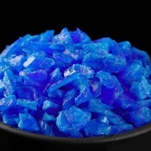 Copper Sulphate Crystals - High Purity, Vibrant Blue, Sharp Smell | High Solubility, Room Temperature Storage, Versatile Applications