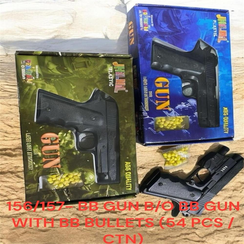 B/0 GUN WITH BULLETS