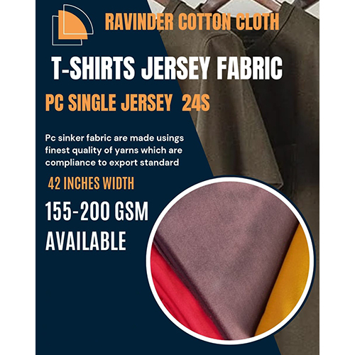 24S PC Single Jersey Fabric