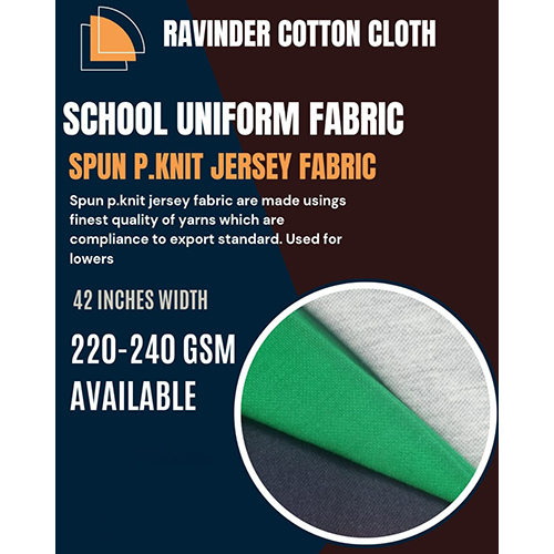 Spun P-Knit Jersey Fabric
