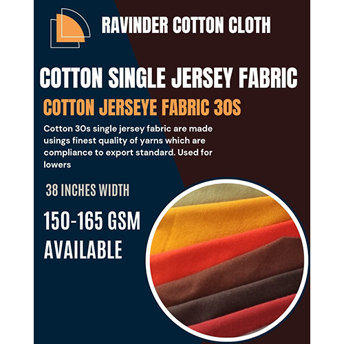 30S Cotton Single Jersey Fabric