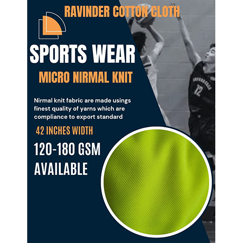 Micro Nirmal Knit Cotton Fabric